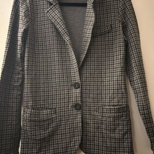 Plaid Blazer Jacket